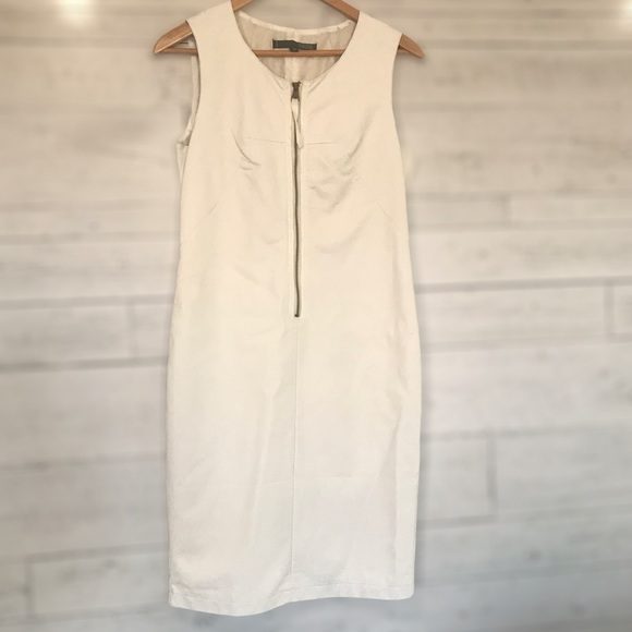 ness Dresses & Skirts - Ness white vegan leather bodycon dress 6